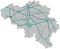 Mapa Dálnice A18