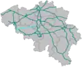 Mapa Dálnice A8