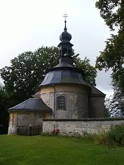 Závěr kostela P. Marie Sněžné ve Sněžné