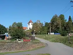 Pohled ke kostelu