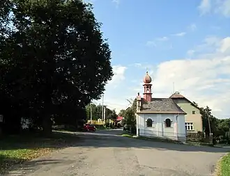 Kaple sv. Jana Nepomuckého v obci Soběslavice