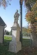 Socha sv. Jana Nepomuckého (Kobylnice), J část vsi, u čp. 65,.JPG