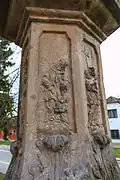 reliéfy ze života svatého Jana Nepomuckého