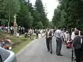 Slavnostní znovuodhalení sochy 12.7.2009