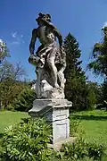 Alegorie Bolesti (Smrt Milóna Krotónského), zámecký park ve Velkých Losinách
