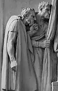 Antonio Canova, The Trial of Socrates, detail, asi 1790–1792