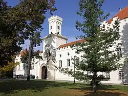 jižní průčelí zámku