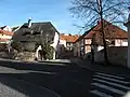 Solní pohled směrem k Velkému náměstí