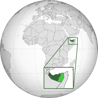 Poloha Somalilandu