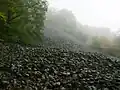 čedičové kamenné moře (pod hradem)