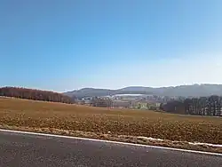 Sornßiger Berg vlevo, Hochstein vpravo