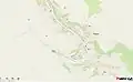 Současná mapa obce Chyjice (2021) - zdroj: Mapy.cz