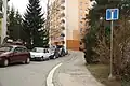 Jižní pohled do Mírové ulice