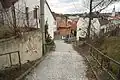 Jižní pohled do ulice U Barborky