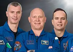 Zleva: Matvějev, Artěmjev, Korsakov