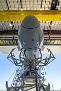 Vyvezení lodi s raketou na startovní rampu, 12. července 2022.