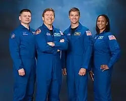 Zleva: Grebjonkin, Barratt, Dominick, Eppsová