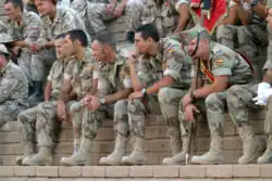 Španělští legionáři během mise v Iráku