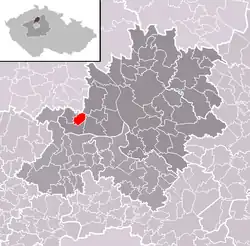 Spomyšl na mapě