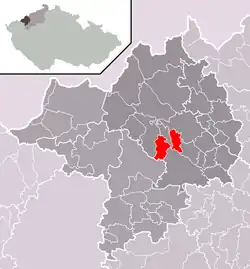Spořice na mapě