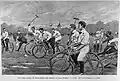 Bike pólo na pohlednici z roku 1903