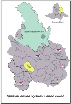 Luleč na mapě