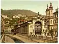 Litinová kolonáda z roku 1879 (vnější pohled)