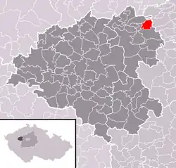 Srbeč na mapě