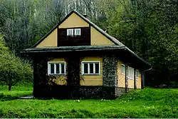 Srub Petra Bezruče na Ostravici