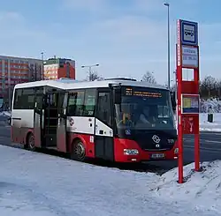 SOR BN 8,5 Dopravního podniku hl. m. Prahy na lince 151