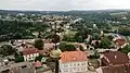 Výhled z věže na jihozápad