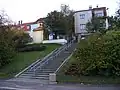 Schodiště ke zvoničce
