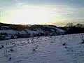 Střední Zbečník, pohled ze severního svahu nad Zbečníkem