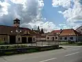 Střed s hasičskou zbrojnicí