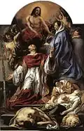 Karel Boromejský a oběti moru v Miláně, 1655