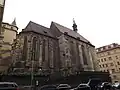 Pohled na kostel z Resslovy ulice