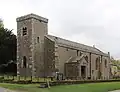 kostel sv. Oswalda, hrad Bolton, Yorkshire.