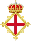 svatojiřský kříž užívaný Generalitatem