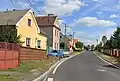 Hlavní silnice k Merklínu