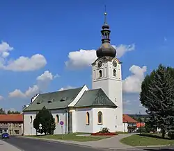 Pohled na kostel