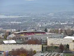 Mítink Athletissima se koná na stadionu Stade Olympique de la Pontaise