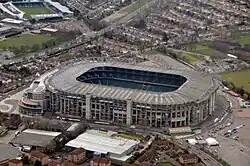 Letecký pohled na Twickenham