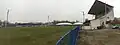 Panoramatický pohledu ze severního rohu stadionu (leden 2020)