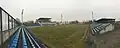 Panoramatický pohled z jižního rohu stadionu (leden 2020)