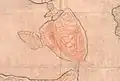 Mapa Stadsholmen (a okolních ostrůvků) před 1547