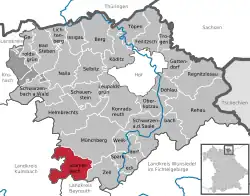Stammbach na mapě
