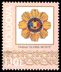 Moldavská poštovní známka z roku 1999