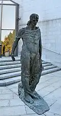 Poutník, bronz (1997), Litoměřice