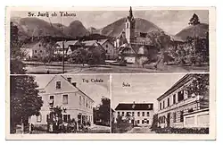 Tabor na staré pohlednici