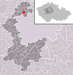 Statenice na mapě